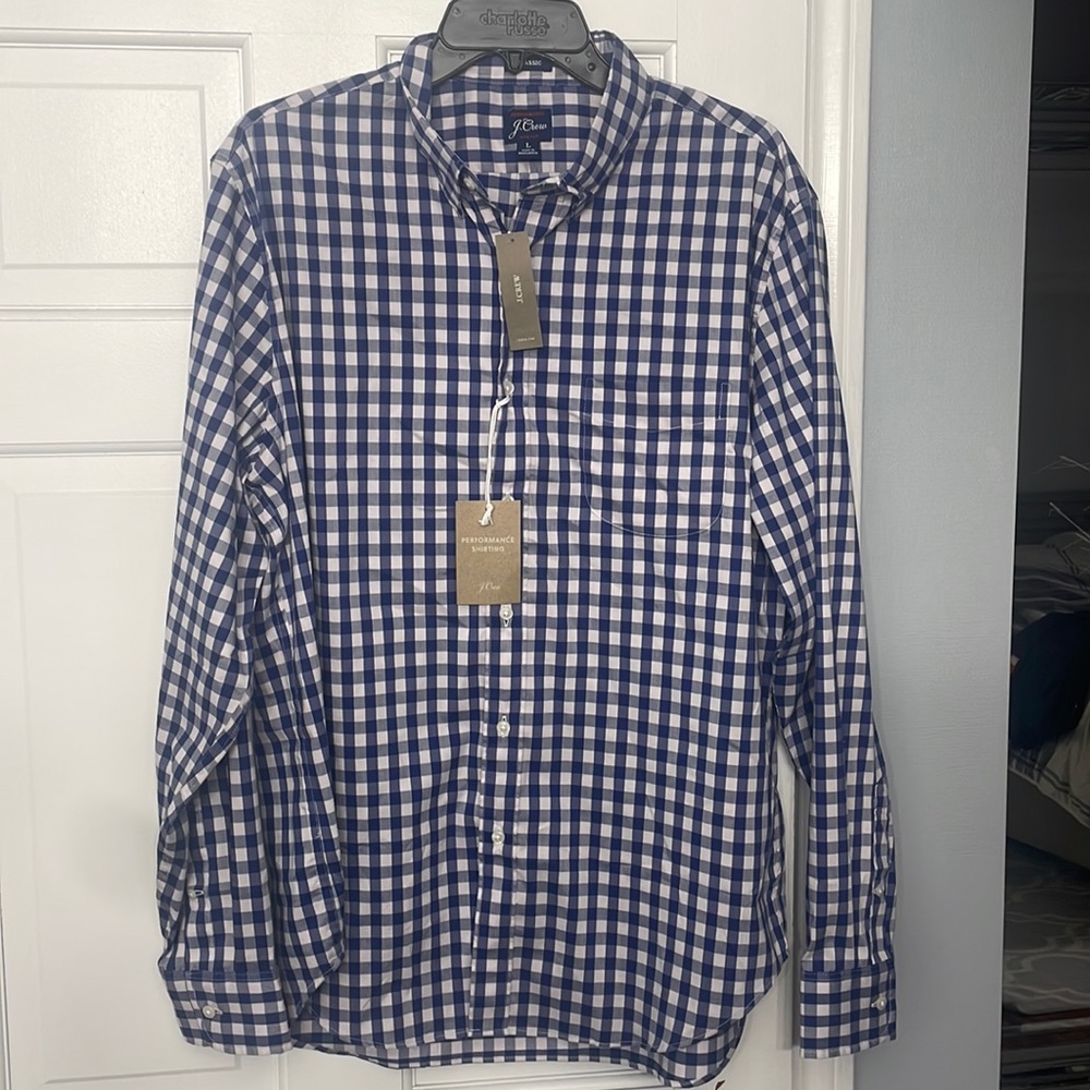 J Crew Gingham Shirt